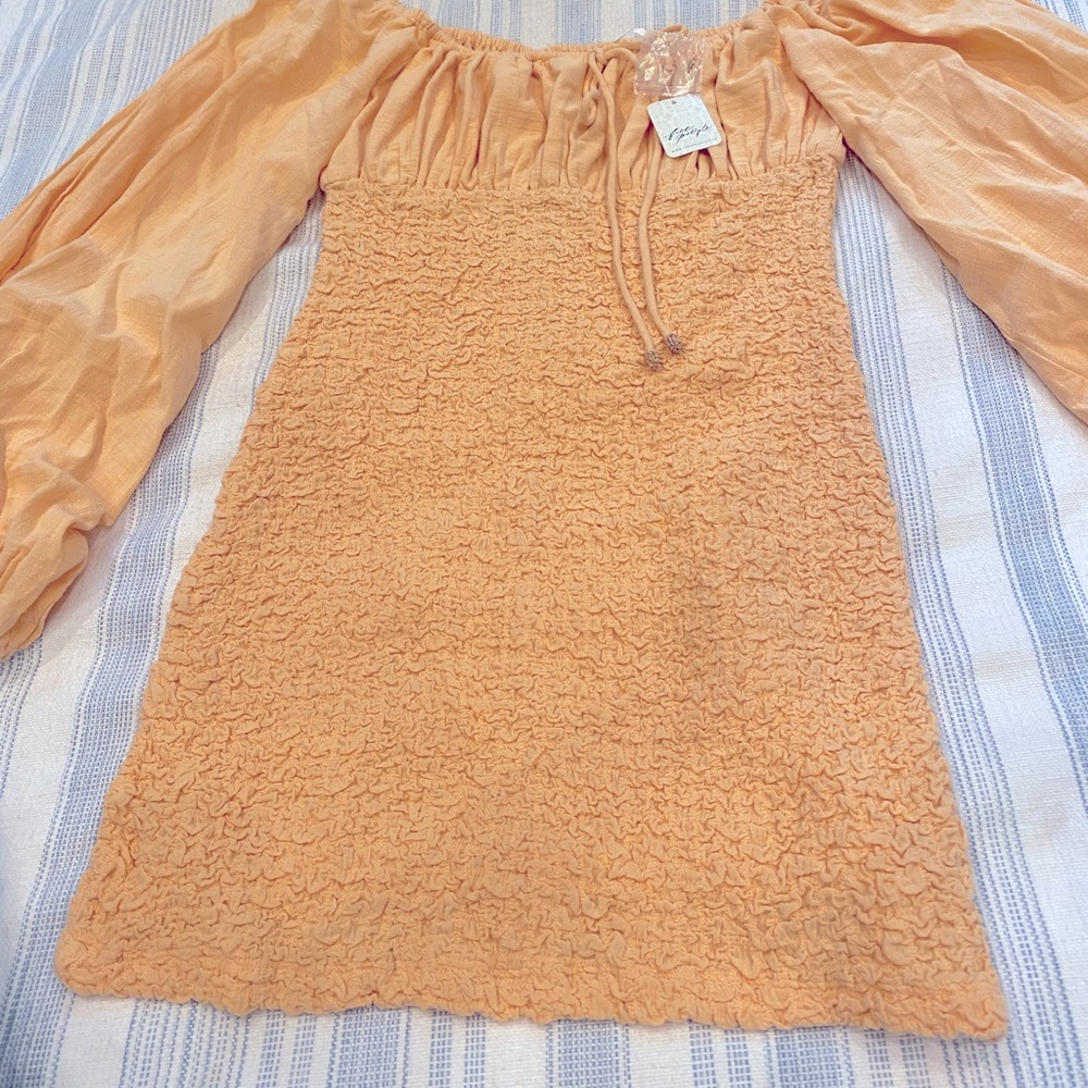 Free People Peach Dress